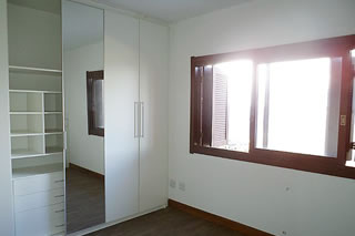 Dormitório do Apartamento com vista em Gramado