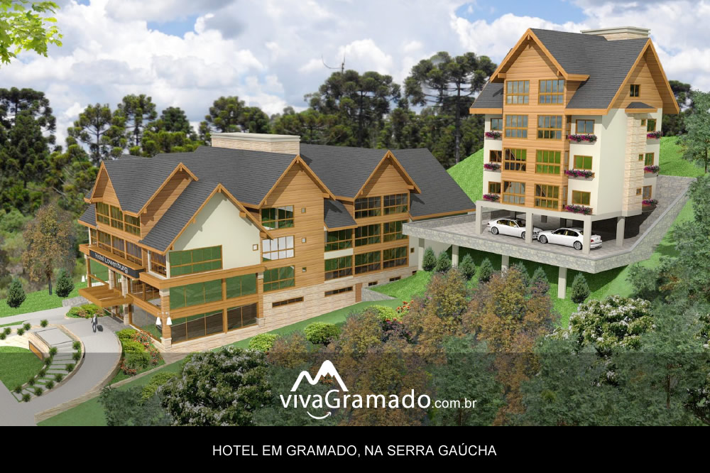 Projeto de Hotel a venda em Gramado